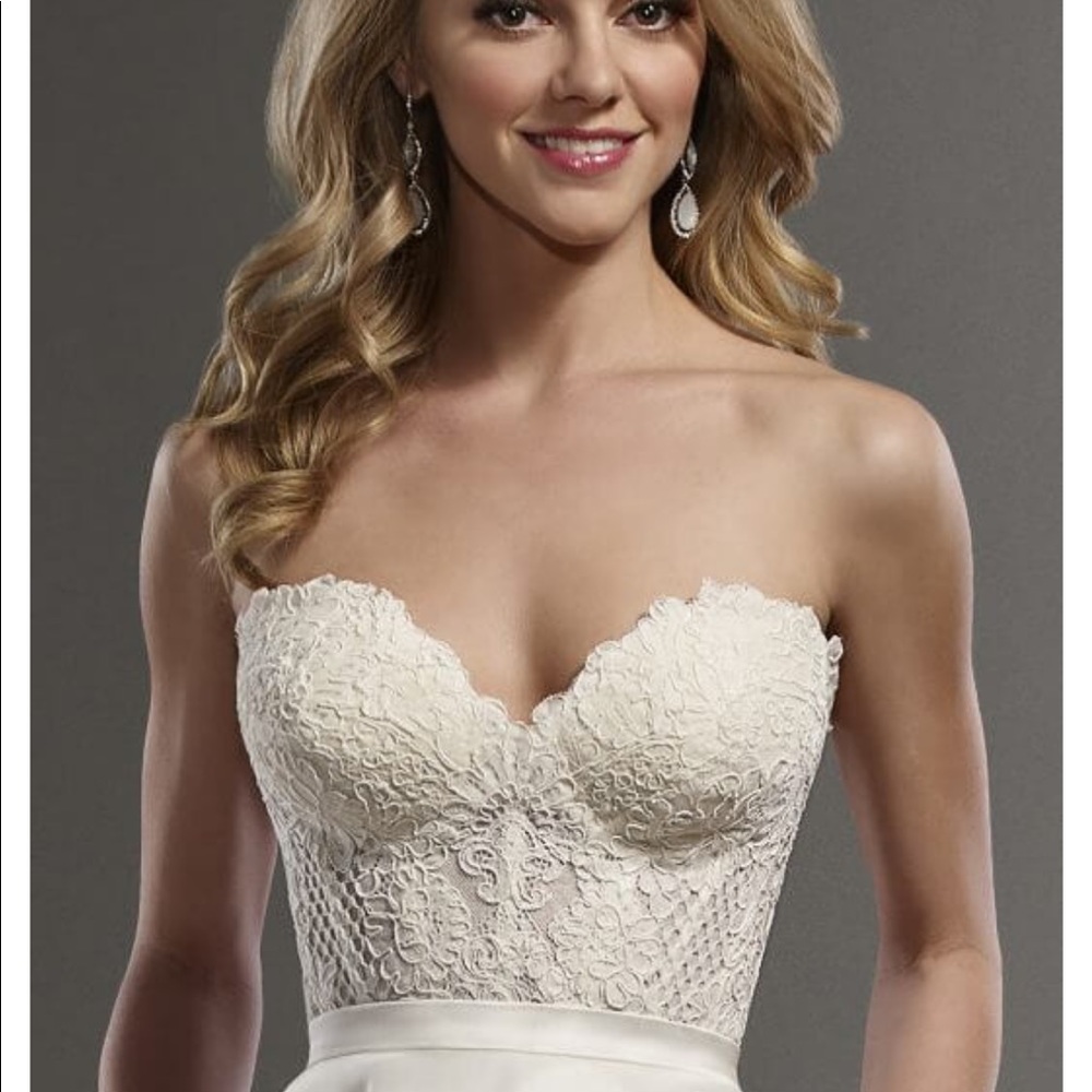 Brand New bodice + charmeuse skirt